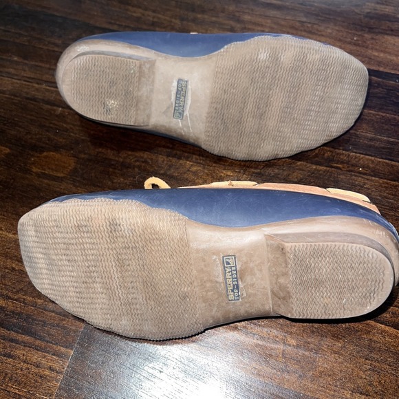 Sperry TopSider Cormorant STS94869 Brown Blue Slip-On Duck Boots Women's Size 7 - Picture 7 of 11